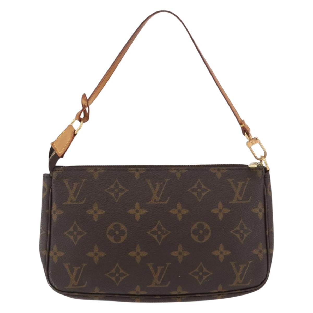 Louis Vuitton Pochette Accessoires Nm Monogram Canvas Brown Canvas Clutche & Pouche Bag (Pre-Owned)