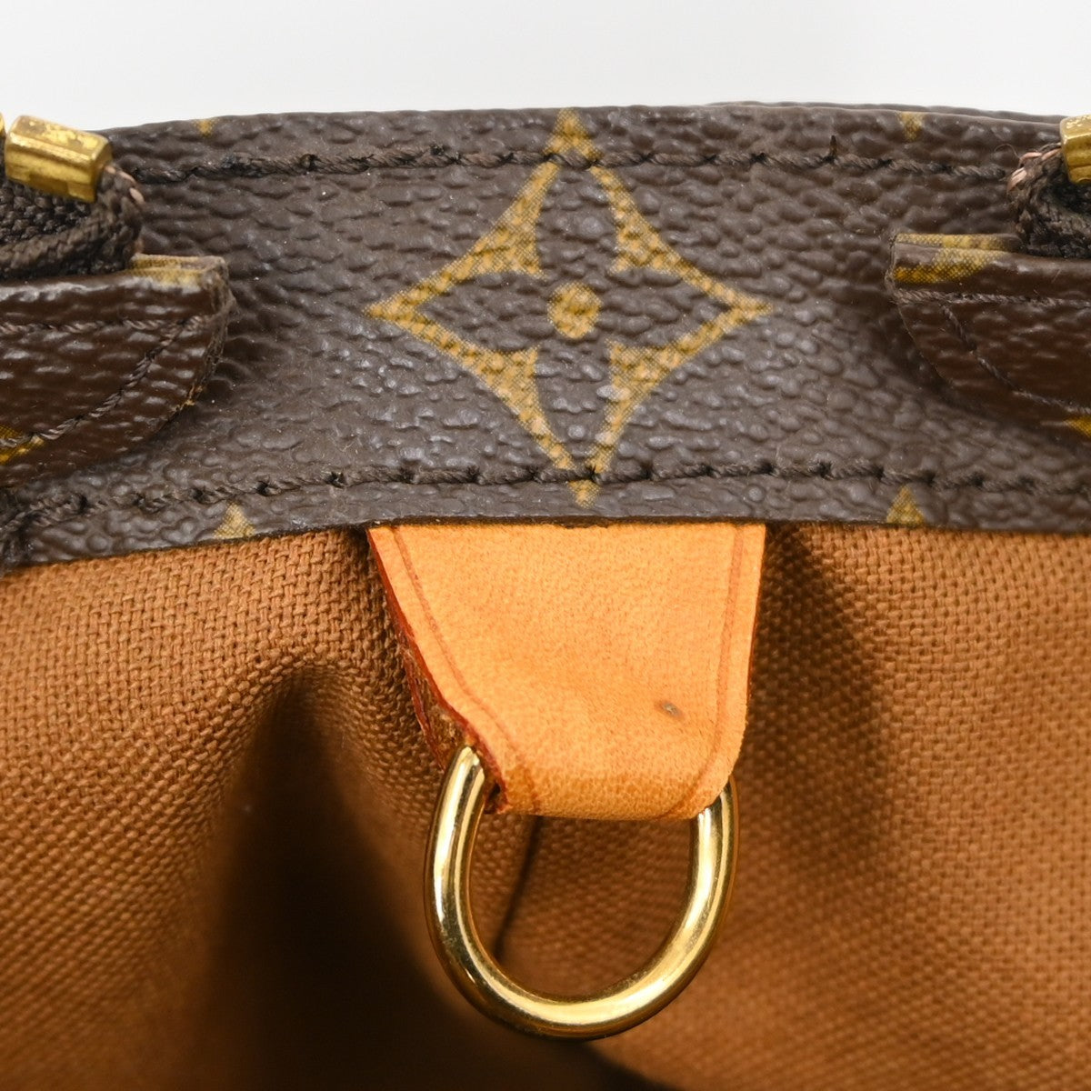 Louis Vuitton Cabas Mezzo Monogram Canvas Brown Canvas Tote Bag Bag (Pre-Owned)