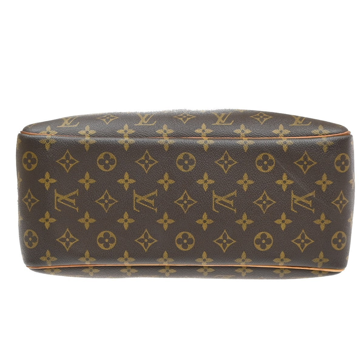 Louis Vuitton Deauville Handbag Monogram Canvas Brown Canvas Handbag (Pre-Owned)