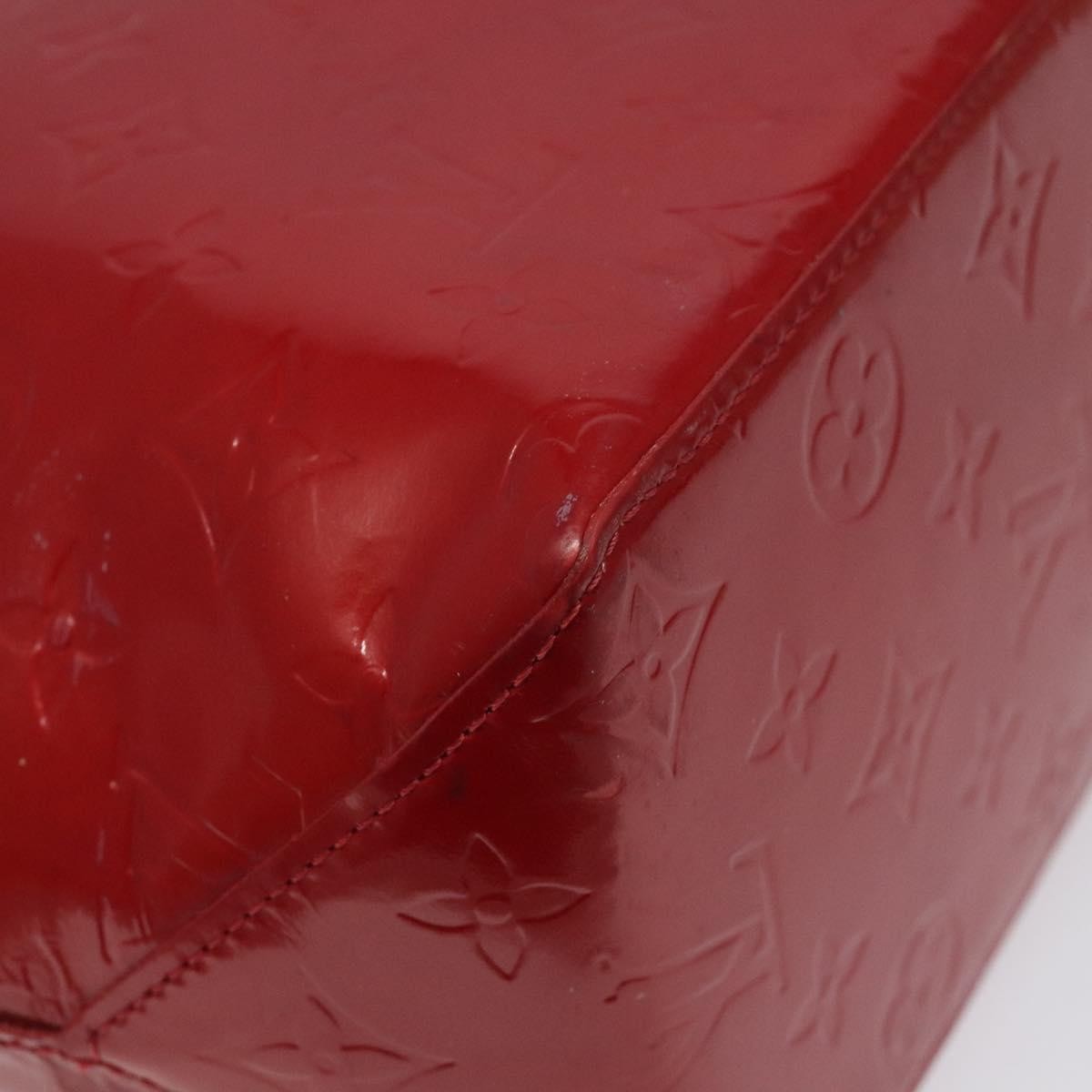 Louis Vuitton Reade Handbag Monogram Vernis Red Patent_Leather Handbag (Pre-Owned)