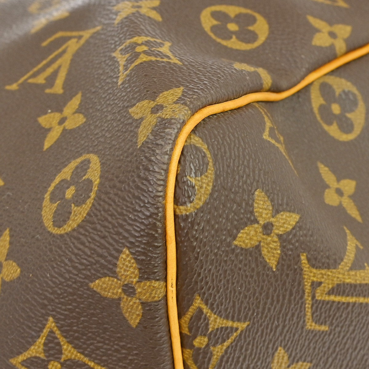 Louis Vuitton Keepall Bag Monogram Canvas Brown Canvas Travel Bag Bag (Pre-Owned)