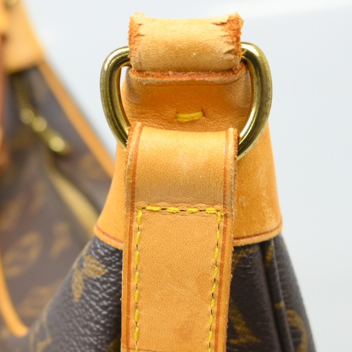 Louis Vuitton Boulogne Handbag Monogram Canvas Brown Canvas Shoulder Bag Bag (Pre-Owned)