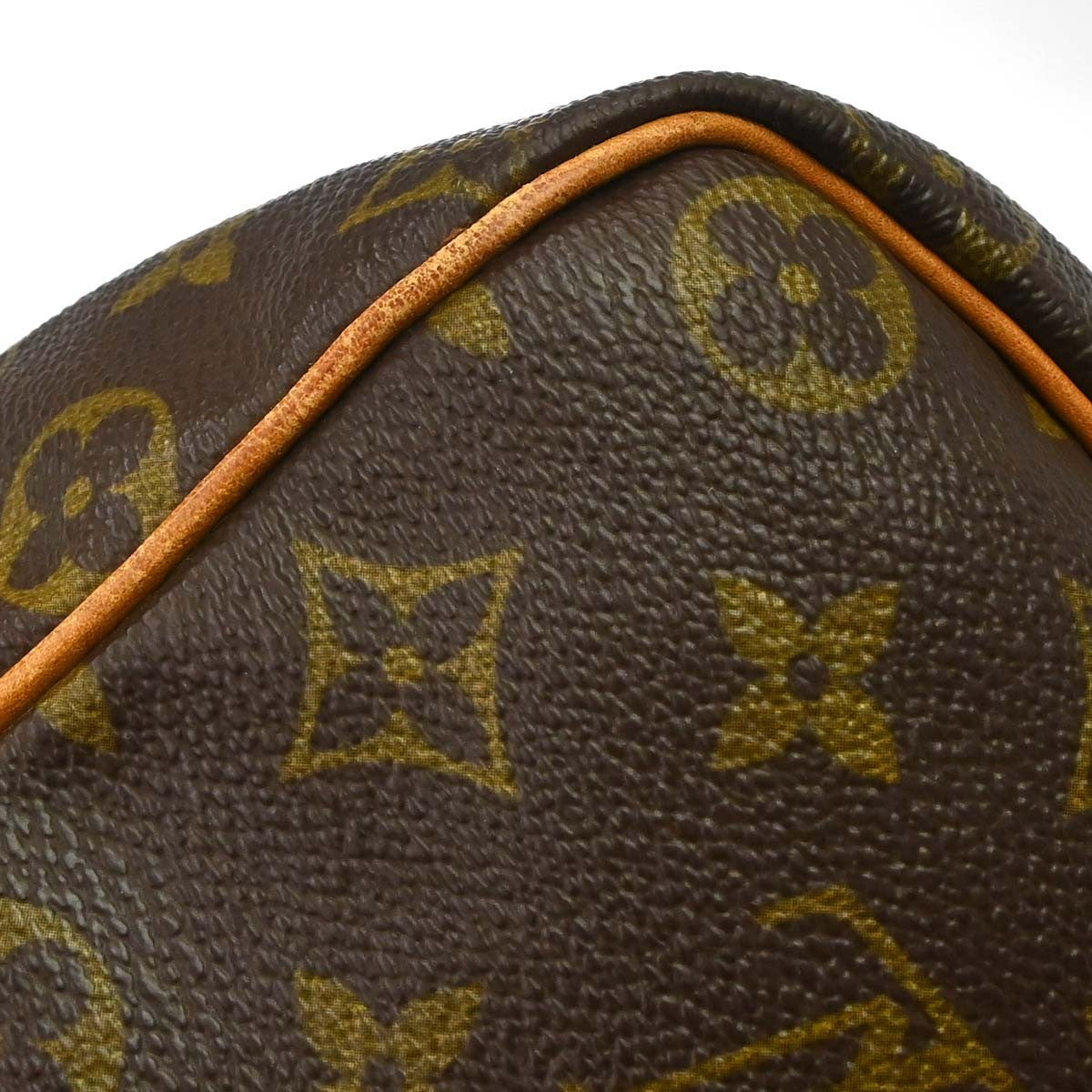 Louis Vuitton Speedy Handbag Monogram Canvas Brown Canvas Handbag (Pre-Owned)