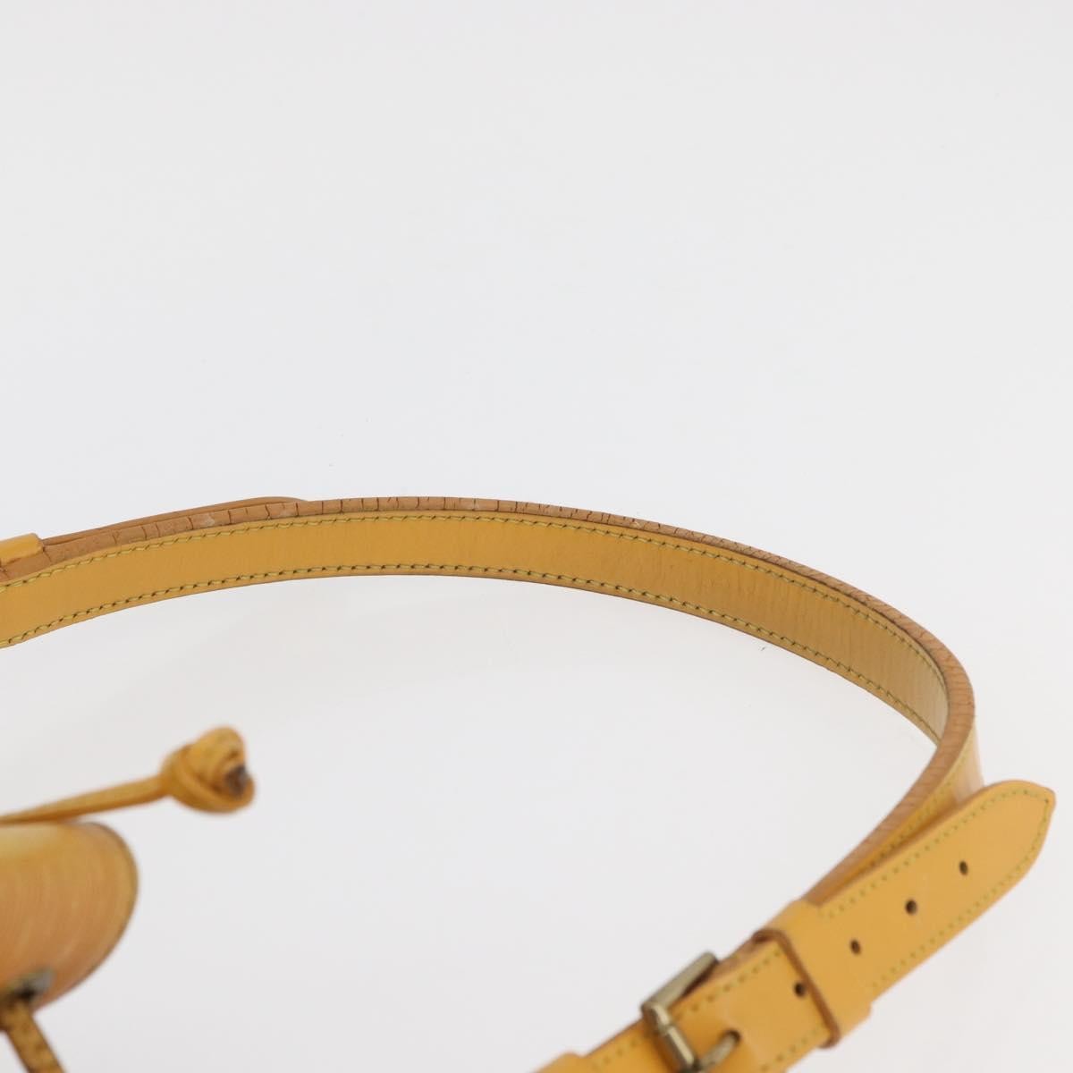 Louis Vuitton Noe Handbag Epi Leather Yellow Leather Shoulder Bag Bag (Pre-Owned)