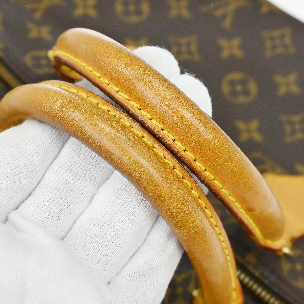 Louis Vuitton Speedy Handbag Monogram Canvas Brown Canvas Handbag (Pre-Owned)