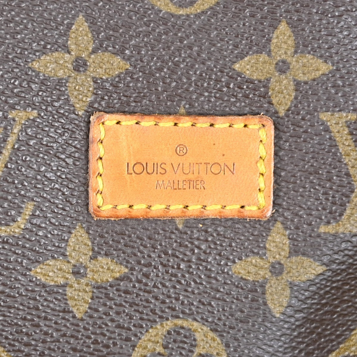 Louis Vuitton Saumur Handbag Monogram Canvas Brown Canvas Shoulder Bag Bag (Pre-Owned)