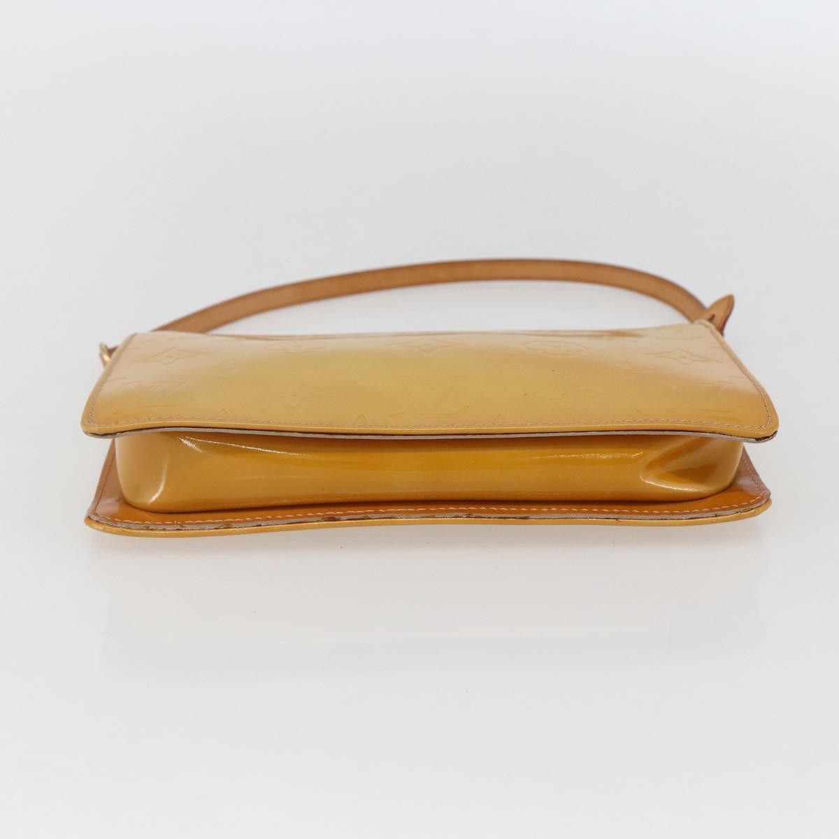 Louis Vuitton Lexington Pochette Monogram Vernis Beige Patent_Leather Clutche & Pouche Bag (Pre-Owned)