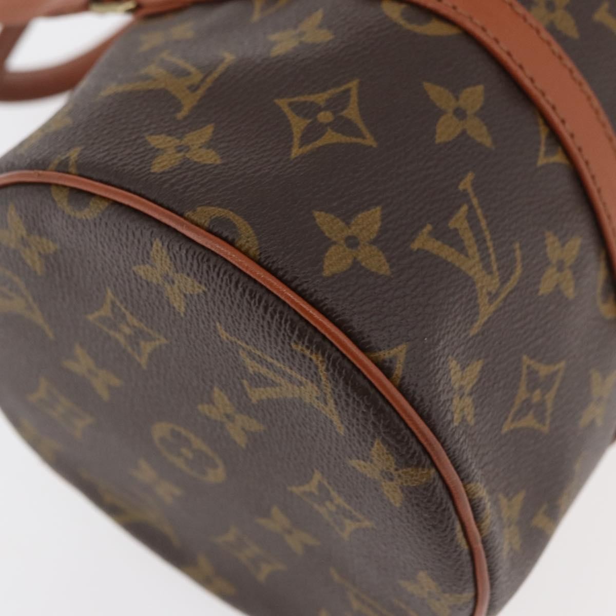 Louis Vuitton Papillon Handbag Monogram Canvas Brown Canvas Handbag (Pre-Owned)