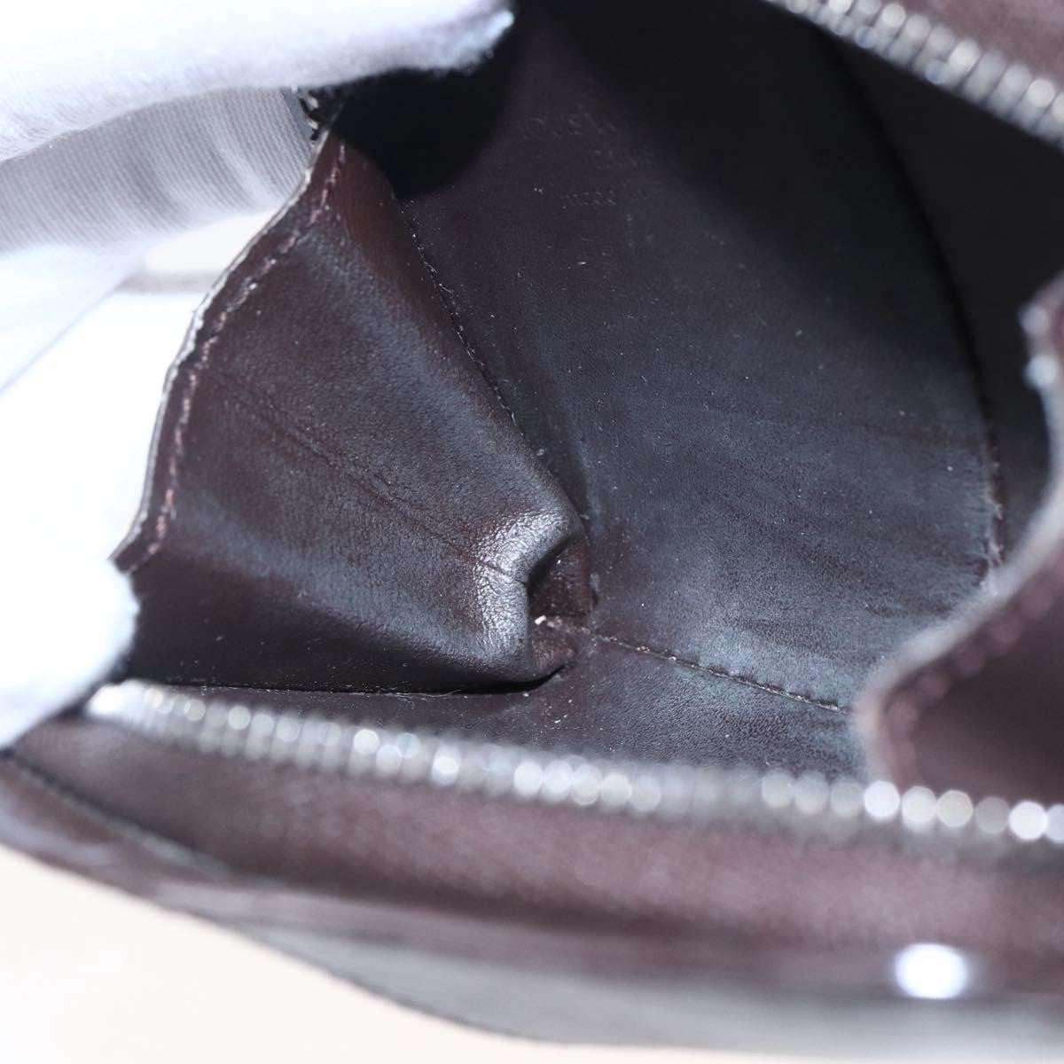 Louis Vuitton Demi Lune Coin Purse Epi Leather Brown Leather Wallets Accessory (Pre-Owned)