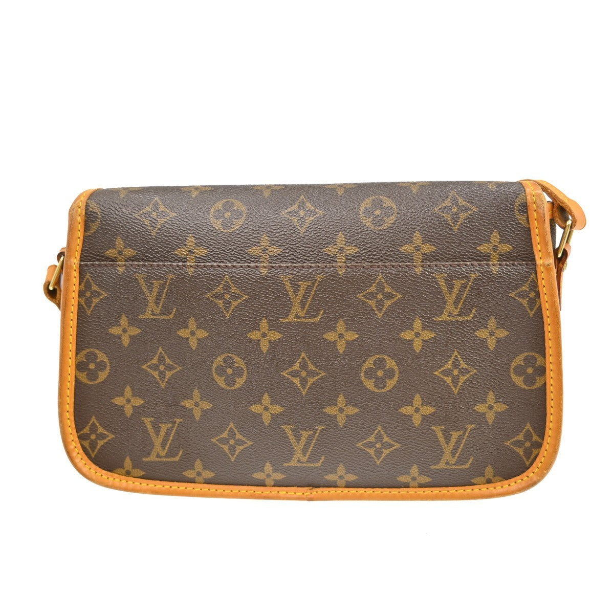 Louis Vuitton Sologne Handbag Monogram Canvas Brown Canvas Shoulder Bag Bag (Pre-Owned)