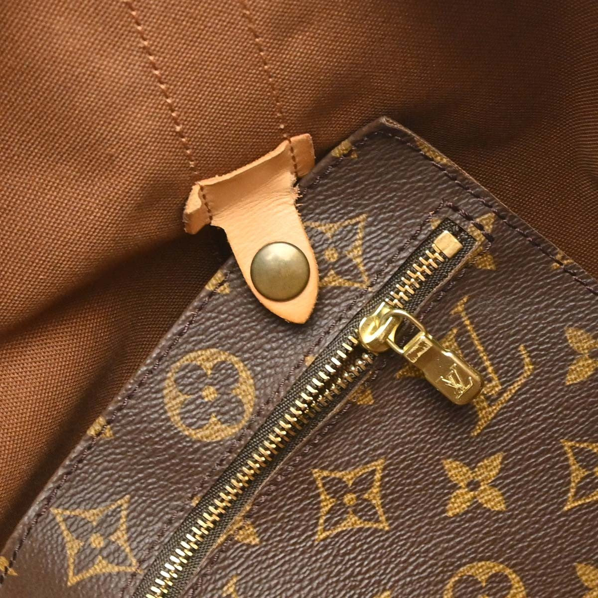 Louis Vuitton Randonnee Backpack Monogram Canvas Brown Canvas Shoulder Bag Bag (Pre-Owned)