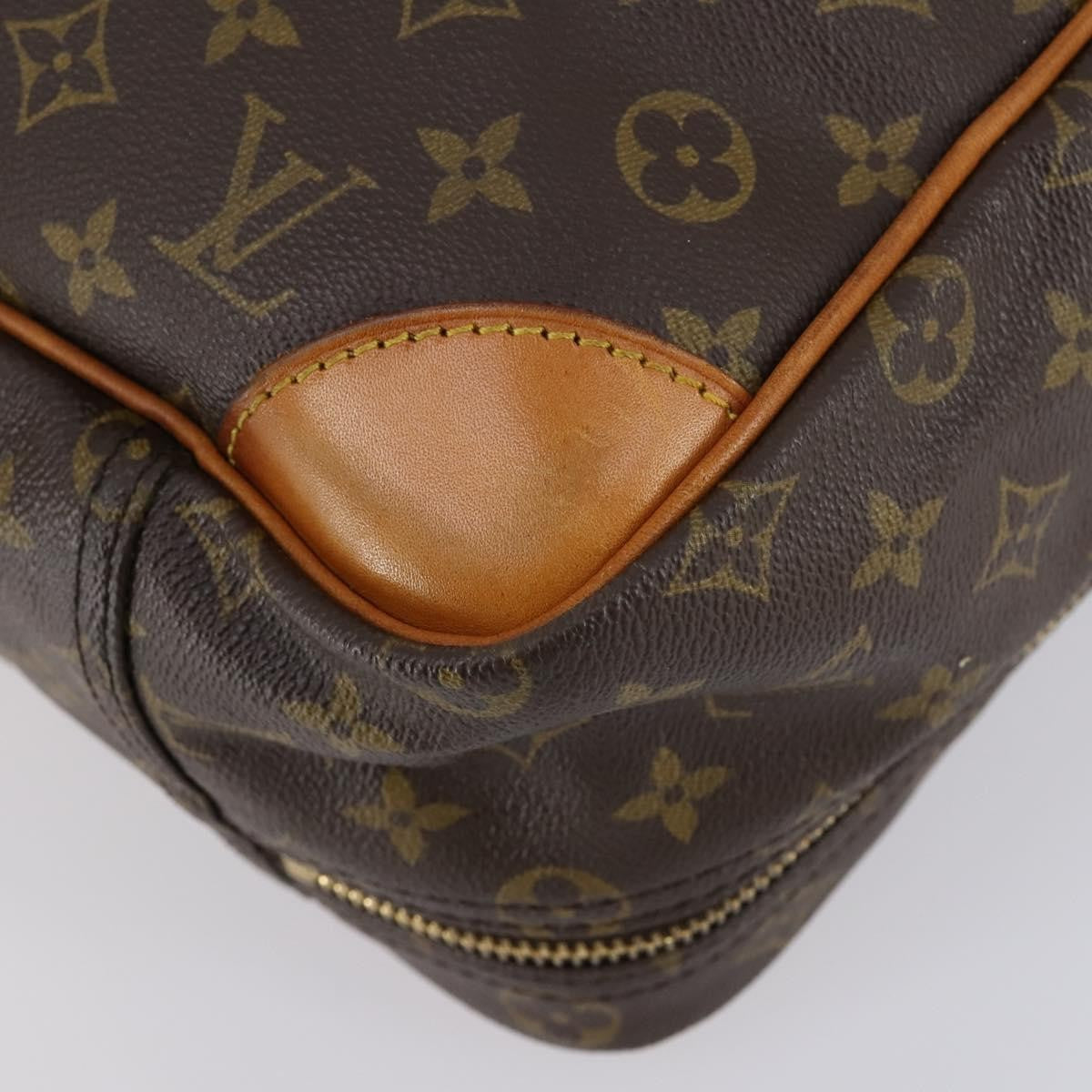 Louis Vuitton Sirius Handbag Monogram Canvas Brown Canvas Travel Bag Bag (Pre-Owned)