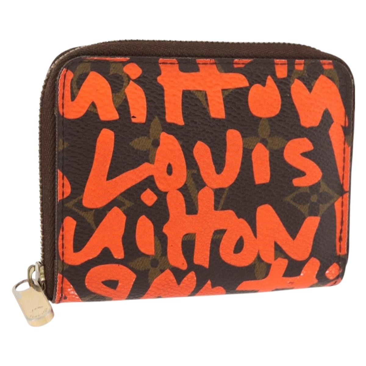 Louis Vuitton Porte-Monnaie Zippy Wallet Monogramme Empreinte Orange Canvas Wallets Accessory (Pre-Owned)