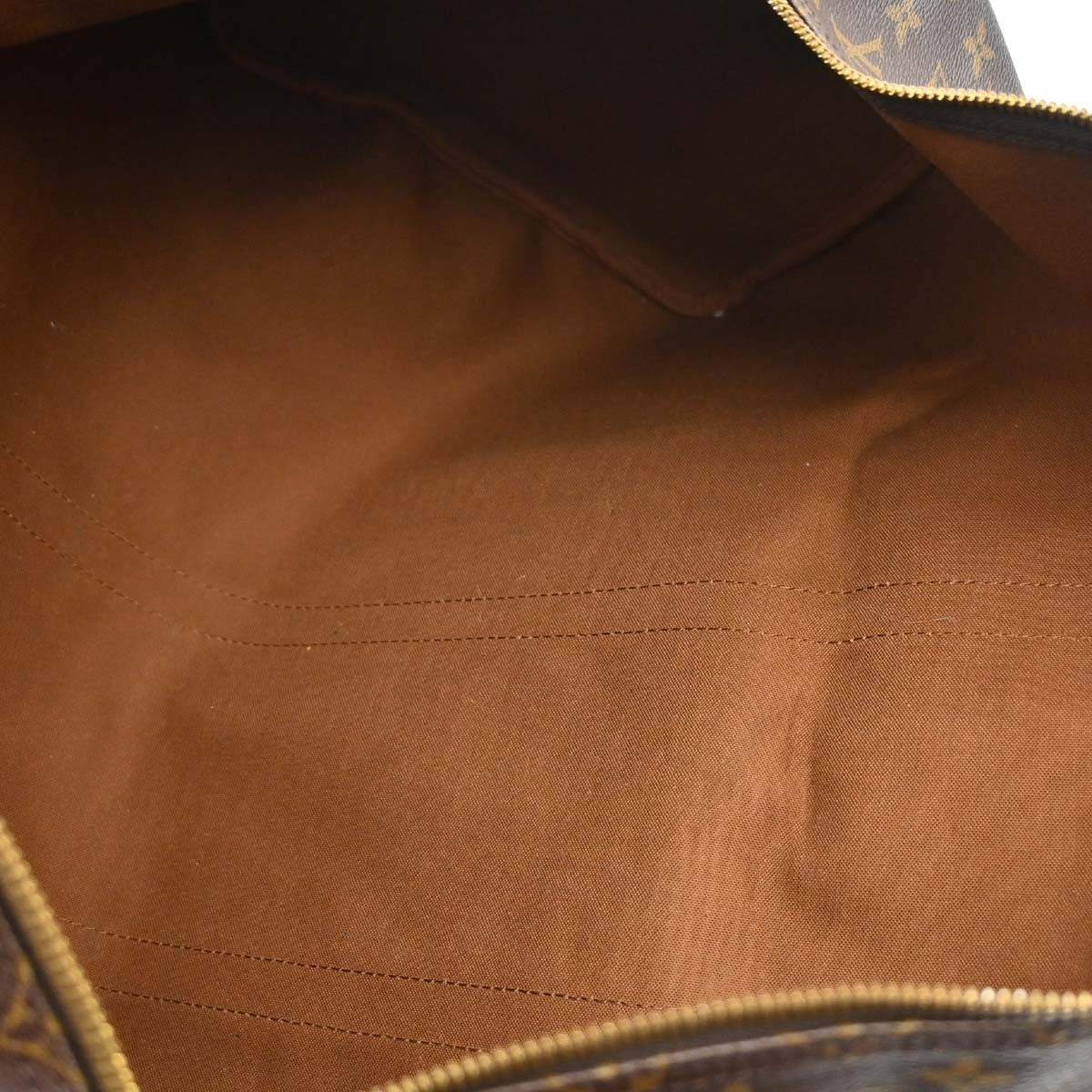 Louis Vuitton Keepall Bag Monogram Canvas Brown Canvas Travel Bag Bag (Pre-Owned)
