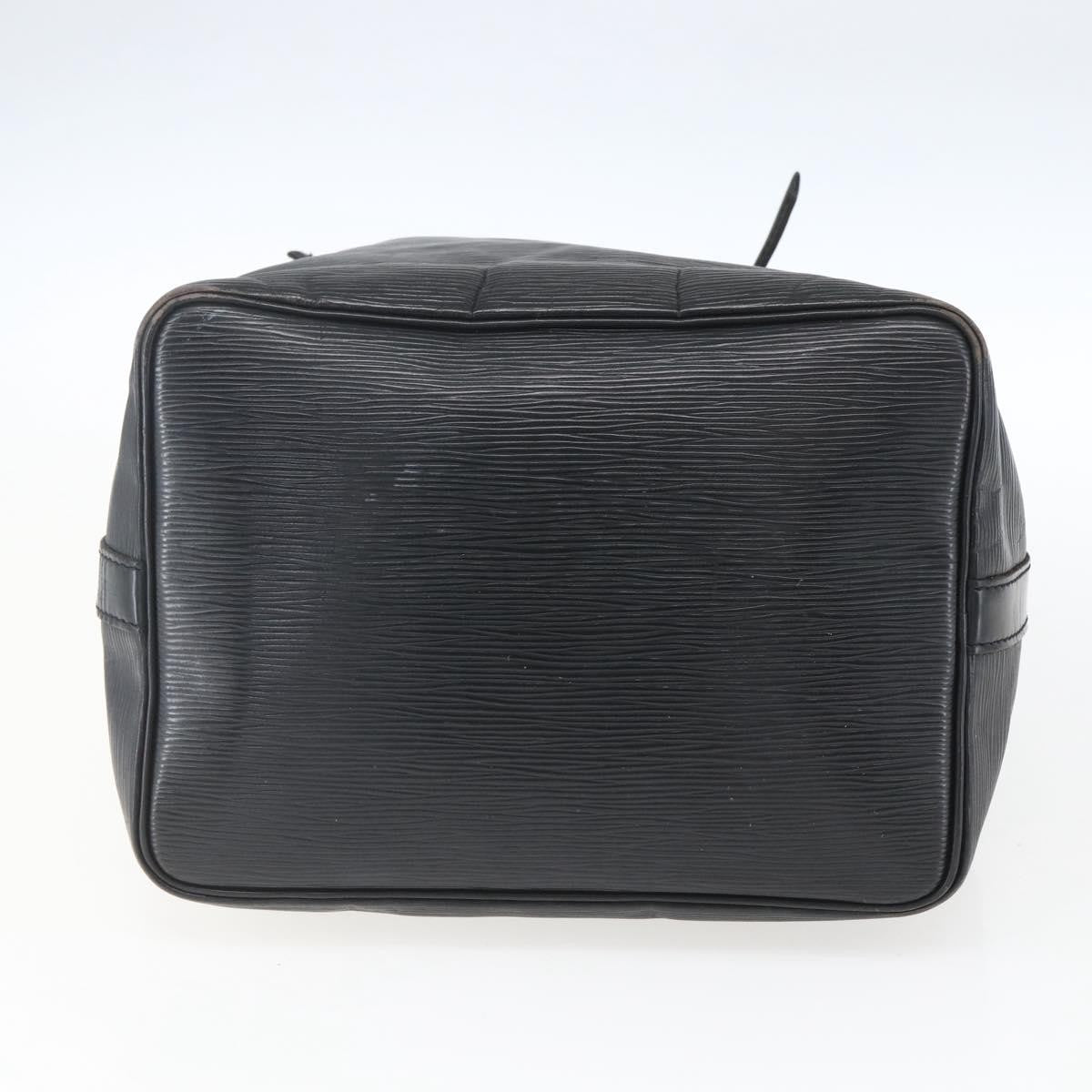 Louis Vuitton Petit Noe Handbag Epi Leather Black Leather Shoulder Bag Bag (Pre-Owned)