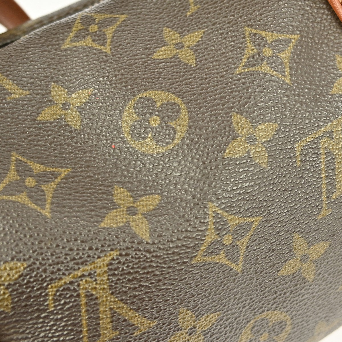 Louis Vuitton Papillon Handbag Monogram Canvas Brown Canvas Handbag (Pre-Owned)