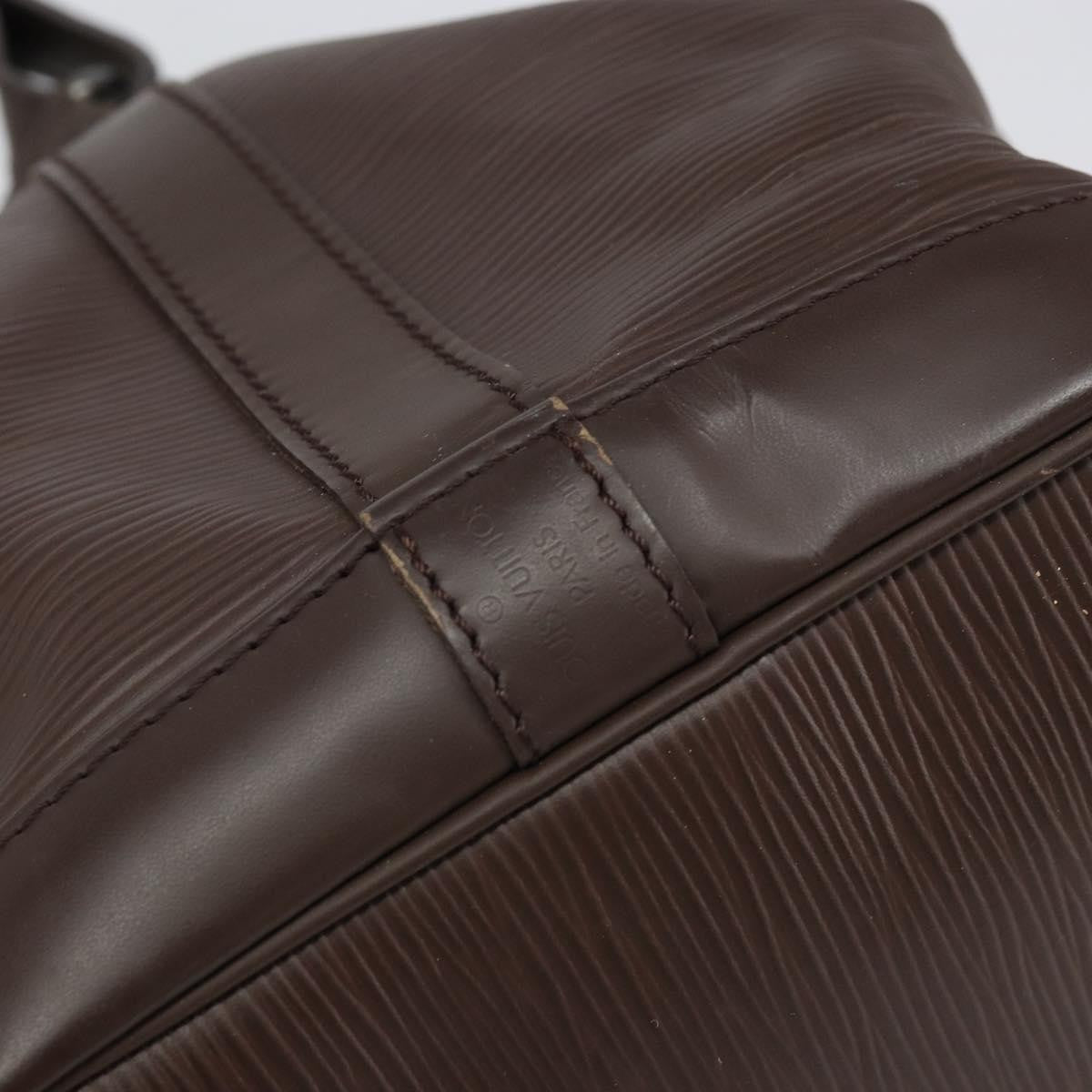 Louis Vuitton Noe Handbag Epi Leather Brown Leather Shoulder Bag Bag (Pre-Owned)
