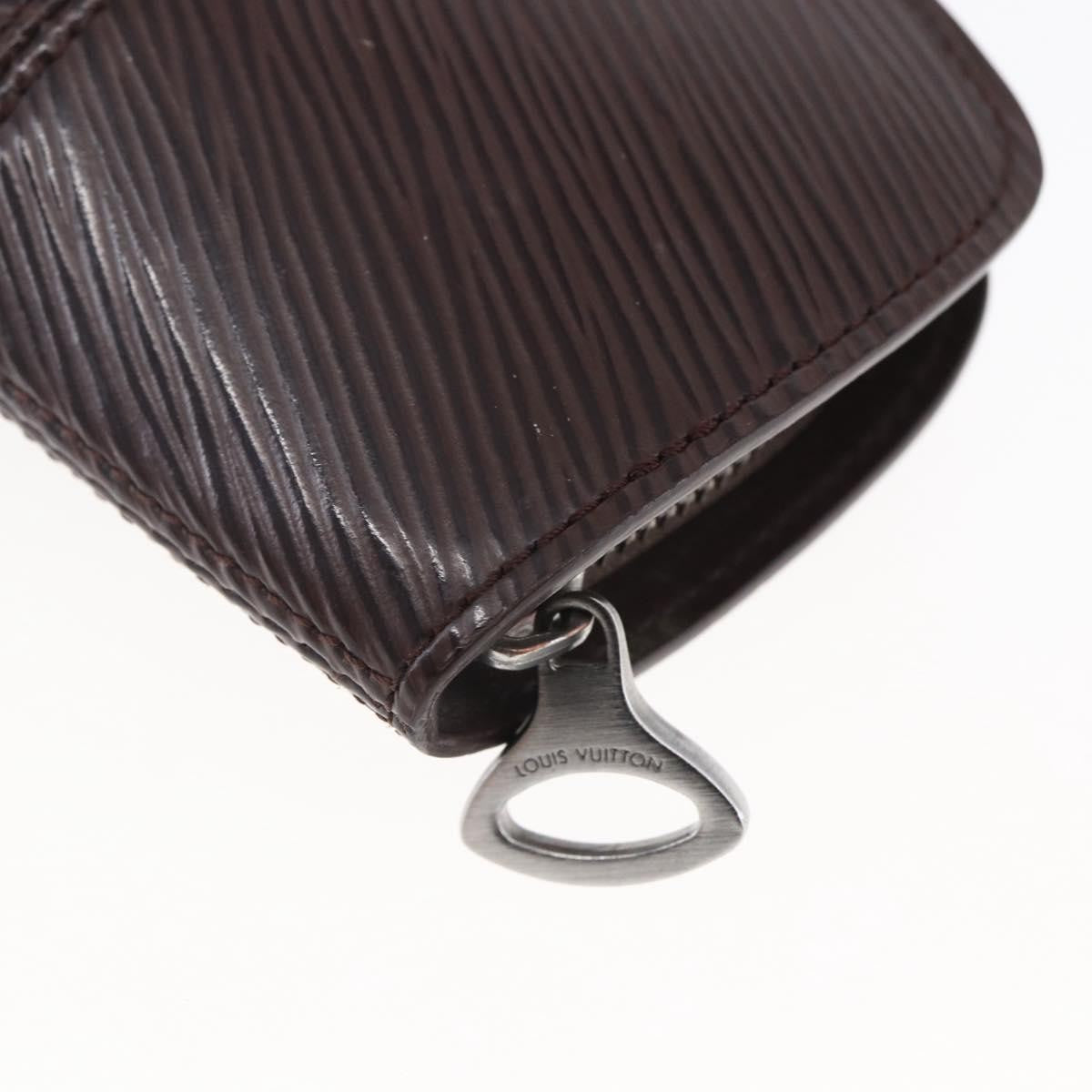 Louis Vuitton Demi Lune Coin Purse Epi Leather Brown Leather Wallets Accessory (Pre-Owned)