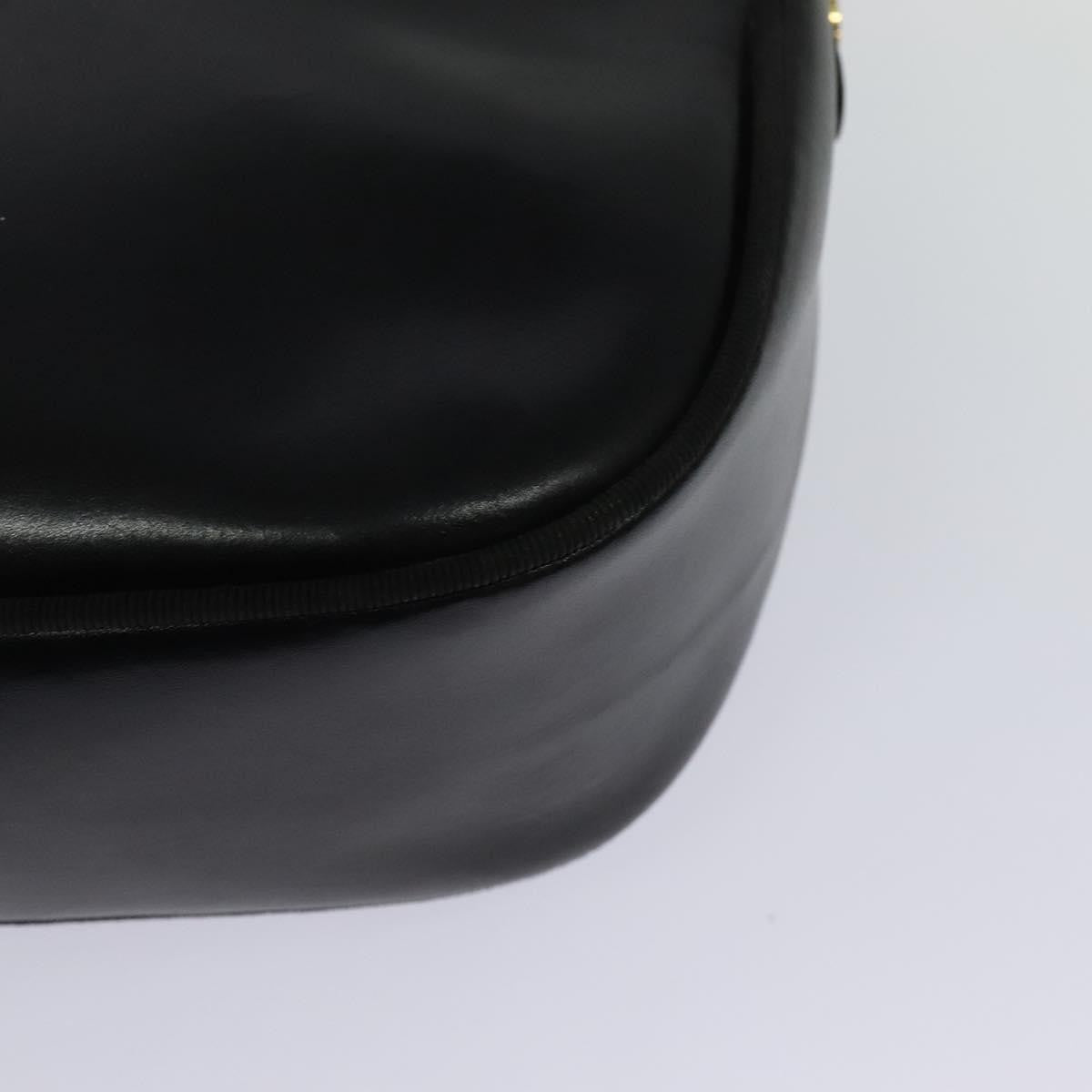 Salvatore Ferragamo Vara Bow Camera Shoulder Bag Leather Black Leather Shoulder Bag Bag (Pre-Owned)