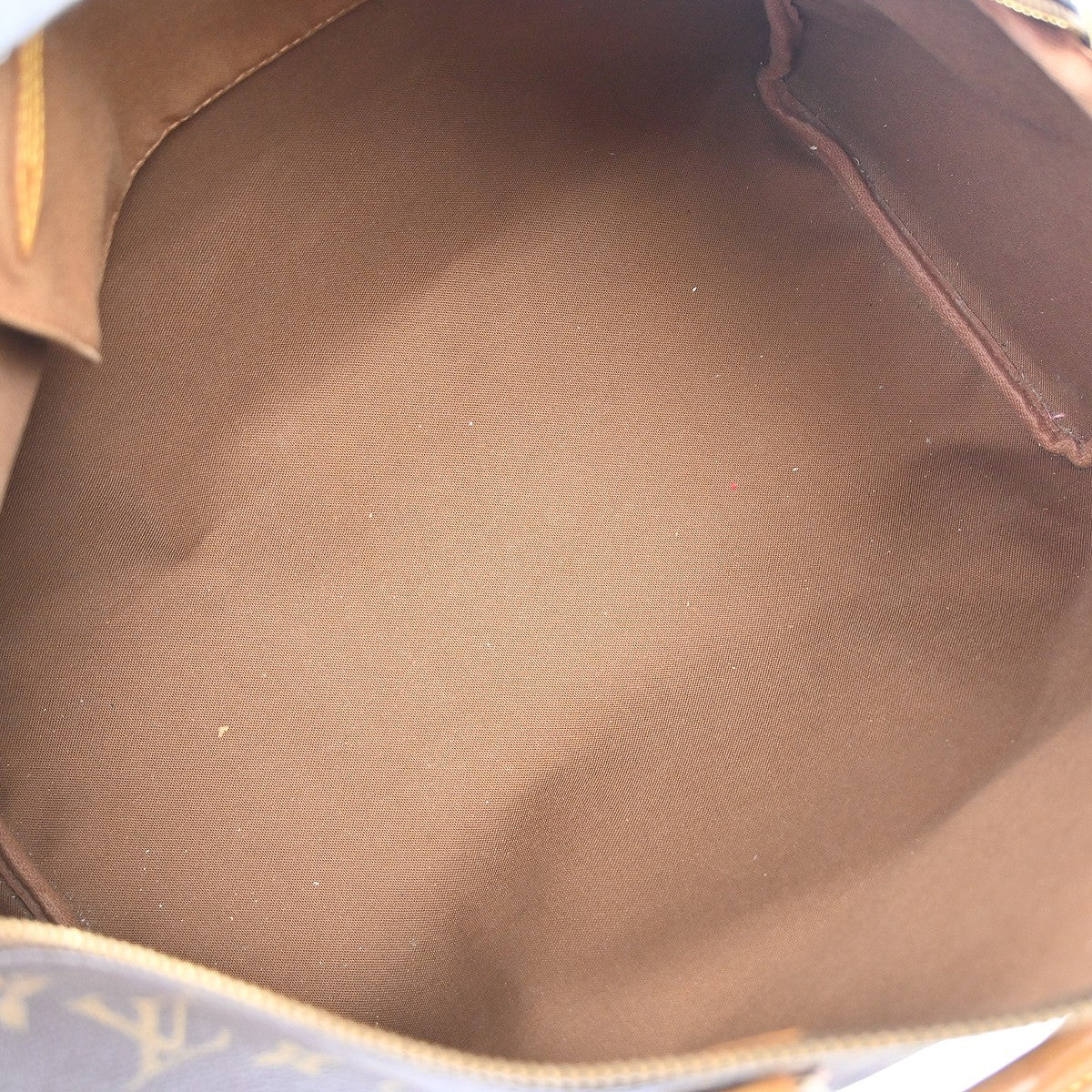 Louis Vuitton Speedy Handbag Monogram Canvas Brown Canvas Handbag (Pre-Owned)