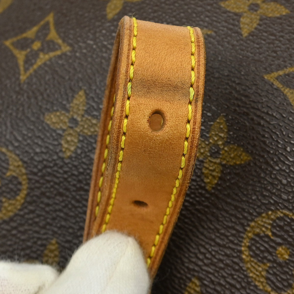 Louis Vuitton Musette Tango Handbag Monogram Canvas Brown Canvas Shoulder Bag Bag (Pre-Owned)