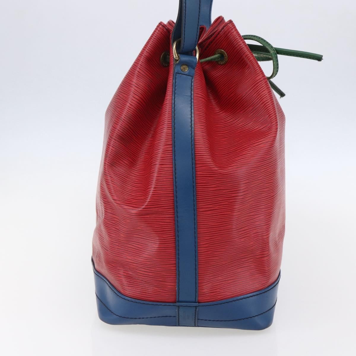 Louis Vuitton Tricolor Noe Handbag Epi Leather Red Leather Shoulder Bag Bag (Pre-Owned)