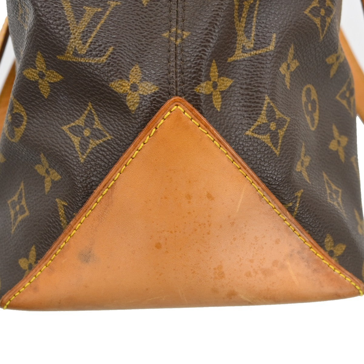 Louis Vuitton Cabas Mezzo Monogram Canvas Brown Canvas Tote Bag Bag (Pre-Owned)