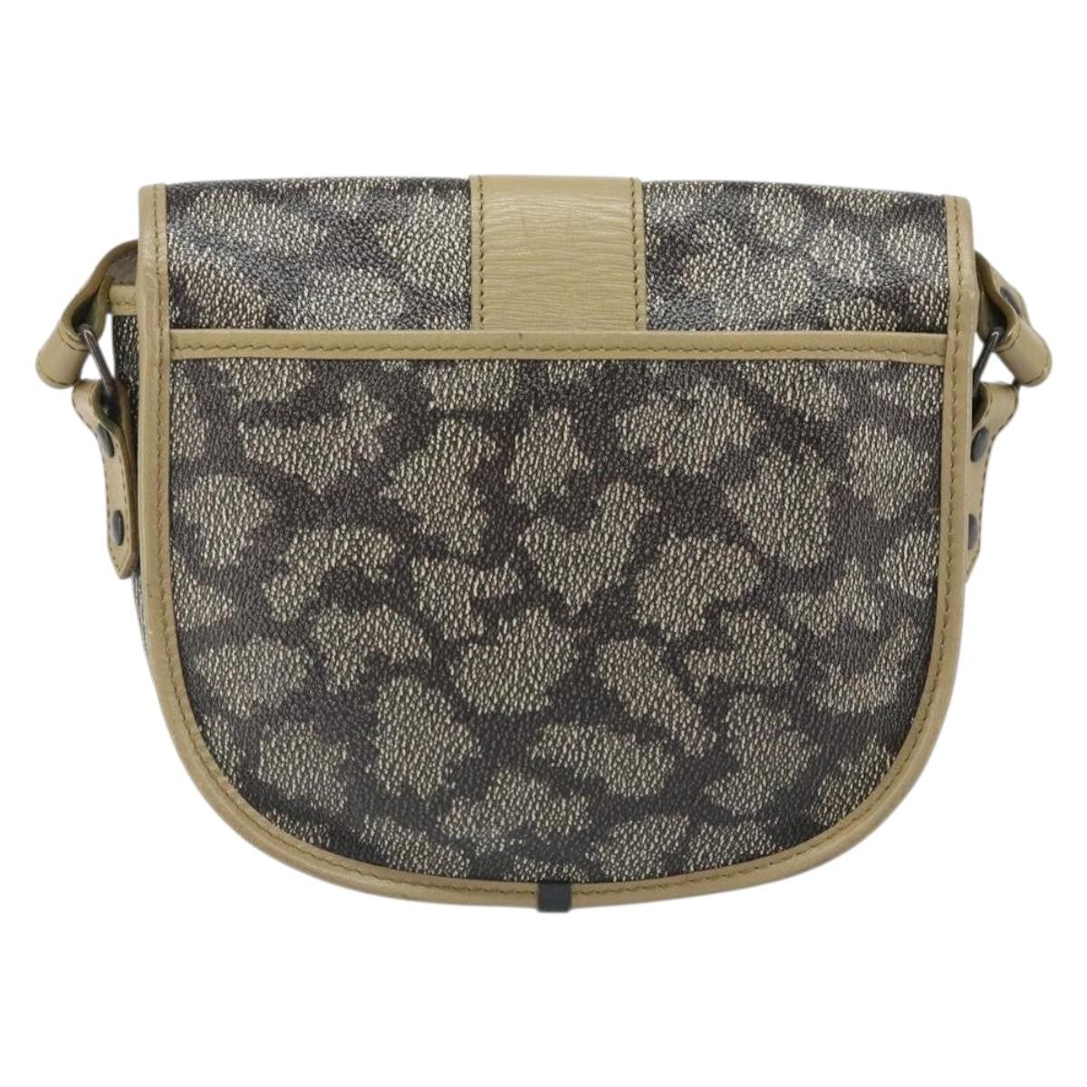 Saint Laurent Vintage Shoulder Bag Pvc Leather Gray Pvc Shoulder Bag Bag (Pre-Owned)