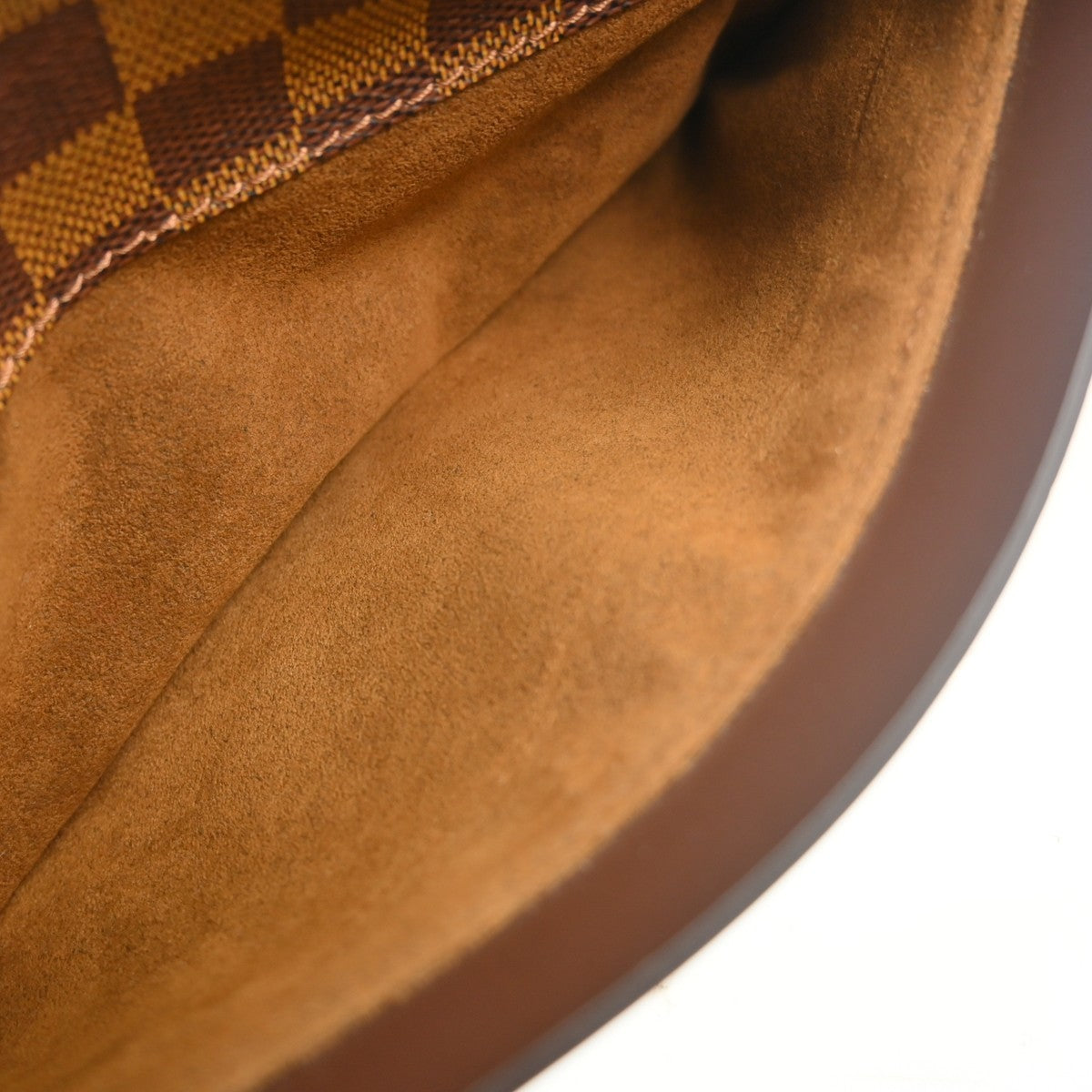 Louis Vuitton Pochette Saint Louis Damier Brown Canvas Clutche & Pouche Bag (Pre-Owned)
