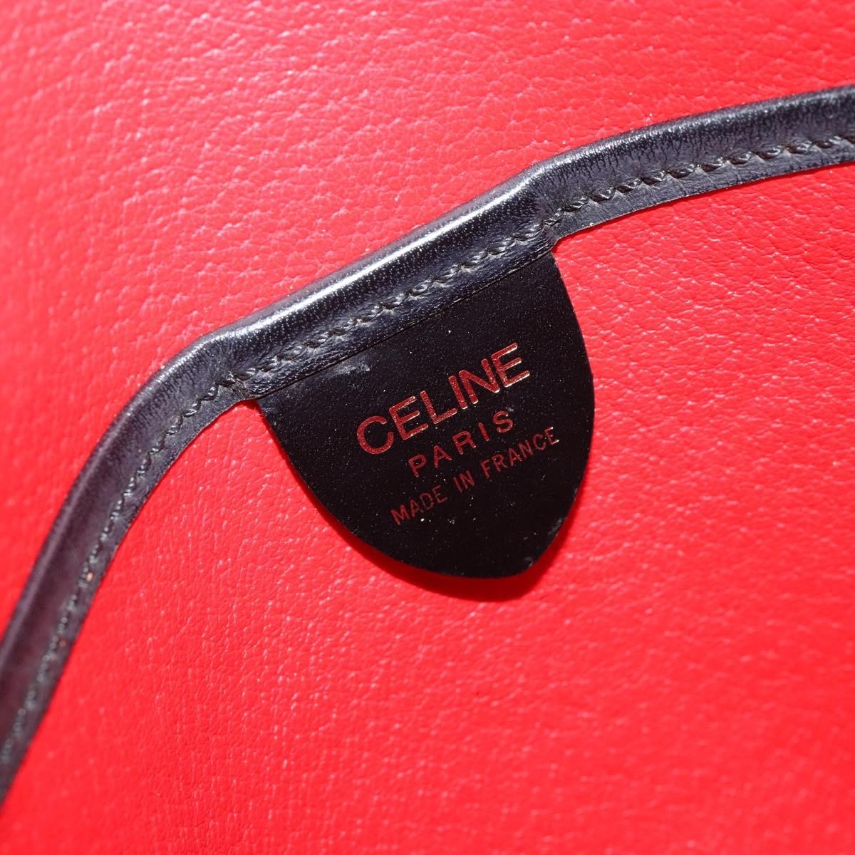 Celine Handbag Leather Black Leather Handbag (Pre-Owned)