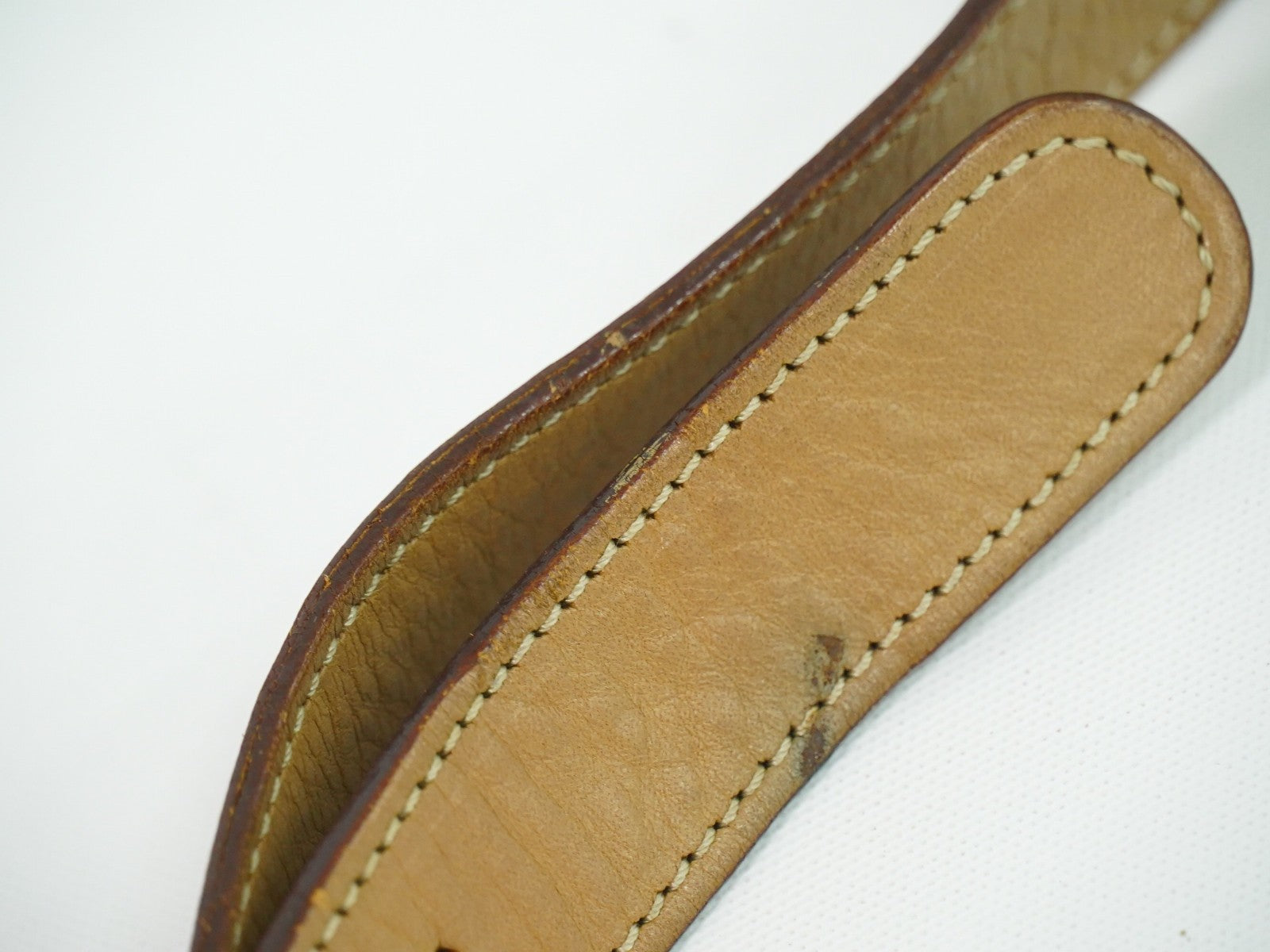 Celine Vintage Macadam Shoulder Bag Canvas And Leather Brown Canvas Shoulder Bag Bag (Pre-Owned)
