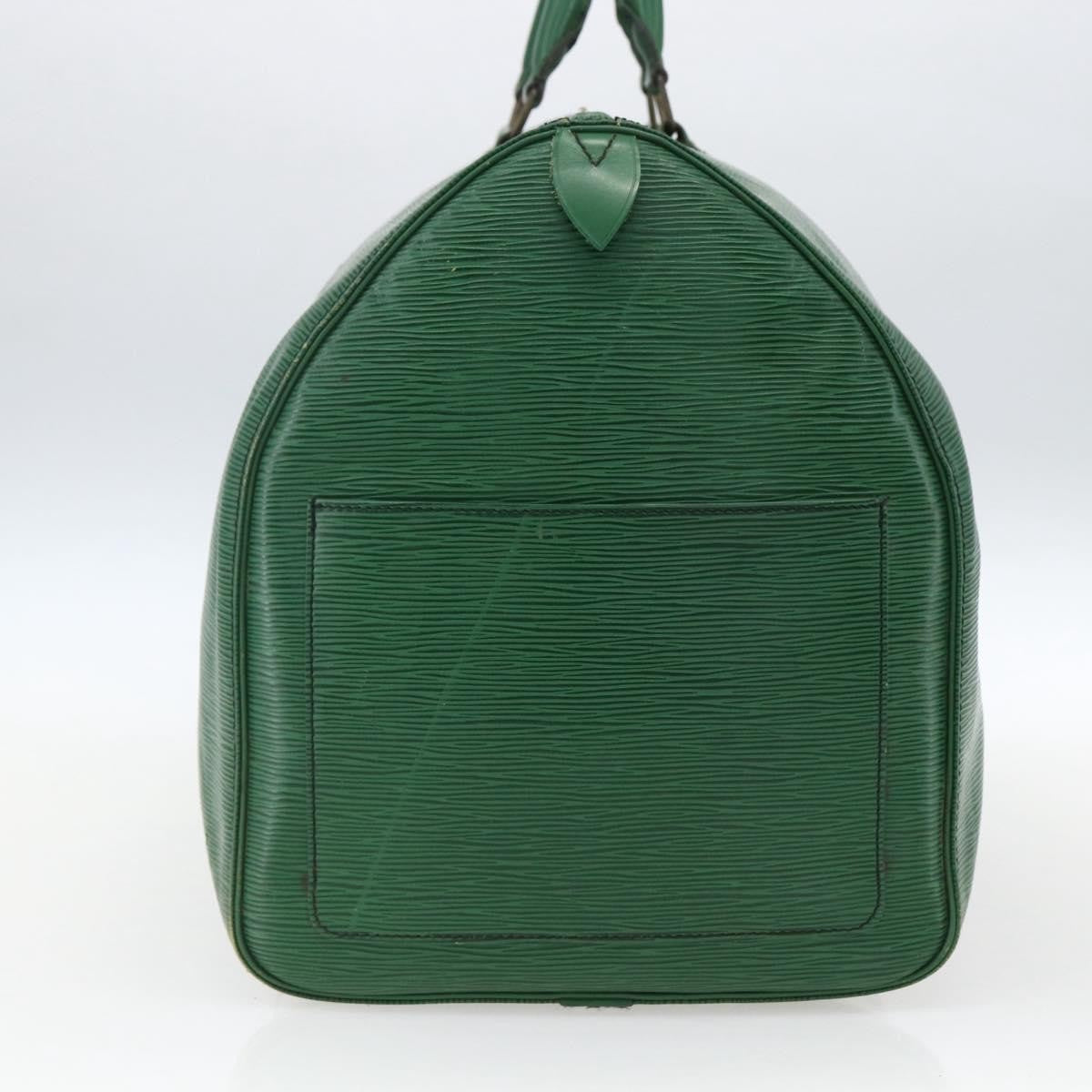 Louis Vuitton Keepall Bag Epi Leather Green Leather Travel Bag Bag (Pre-Owned)