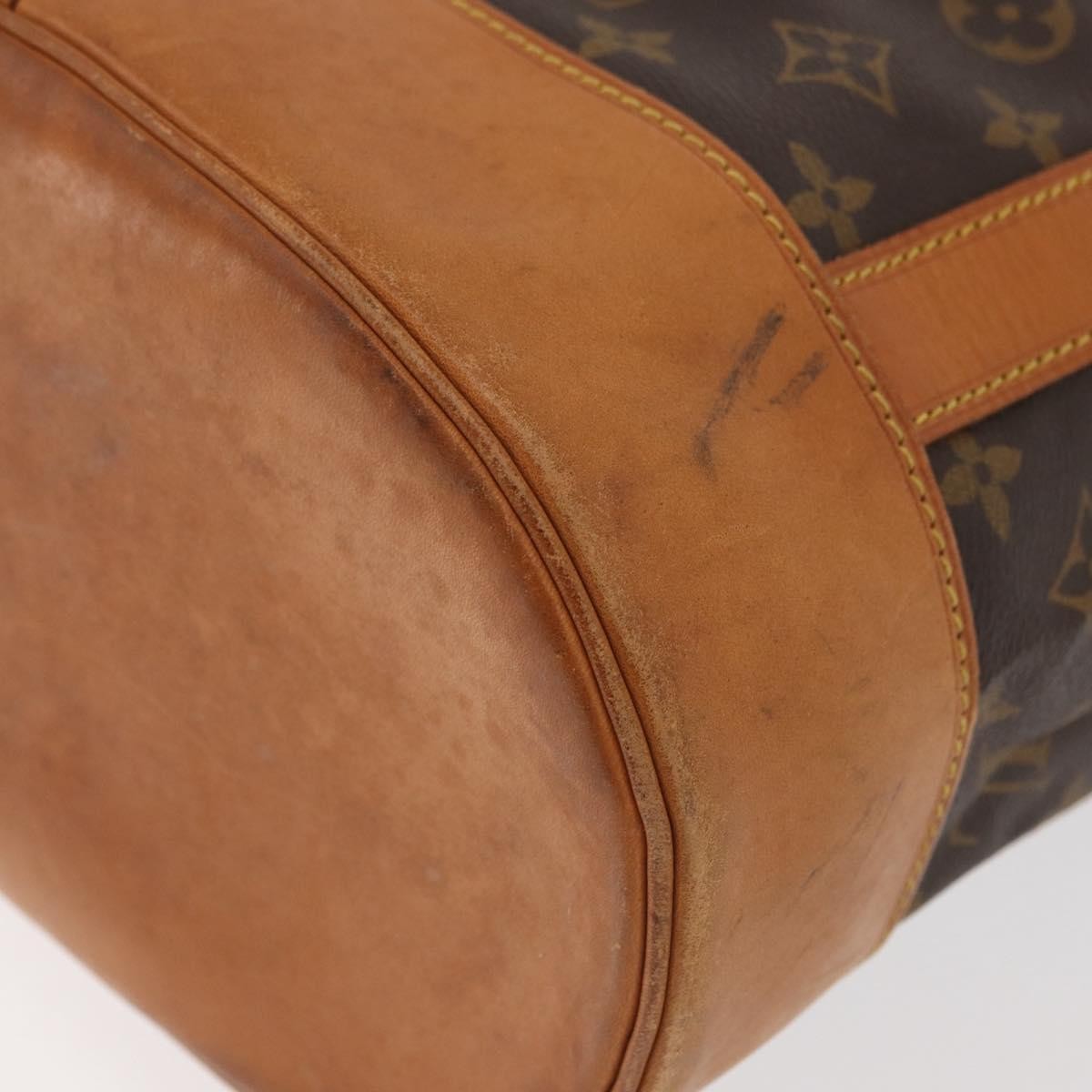 Louis Vuitton Randonnee Backpack Monogram Canvas Brown Canvas Shoulder Bag Bag (Pre-Owned)