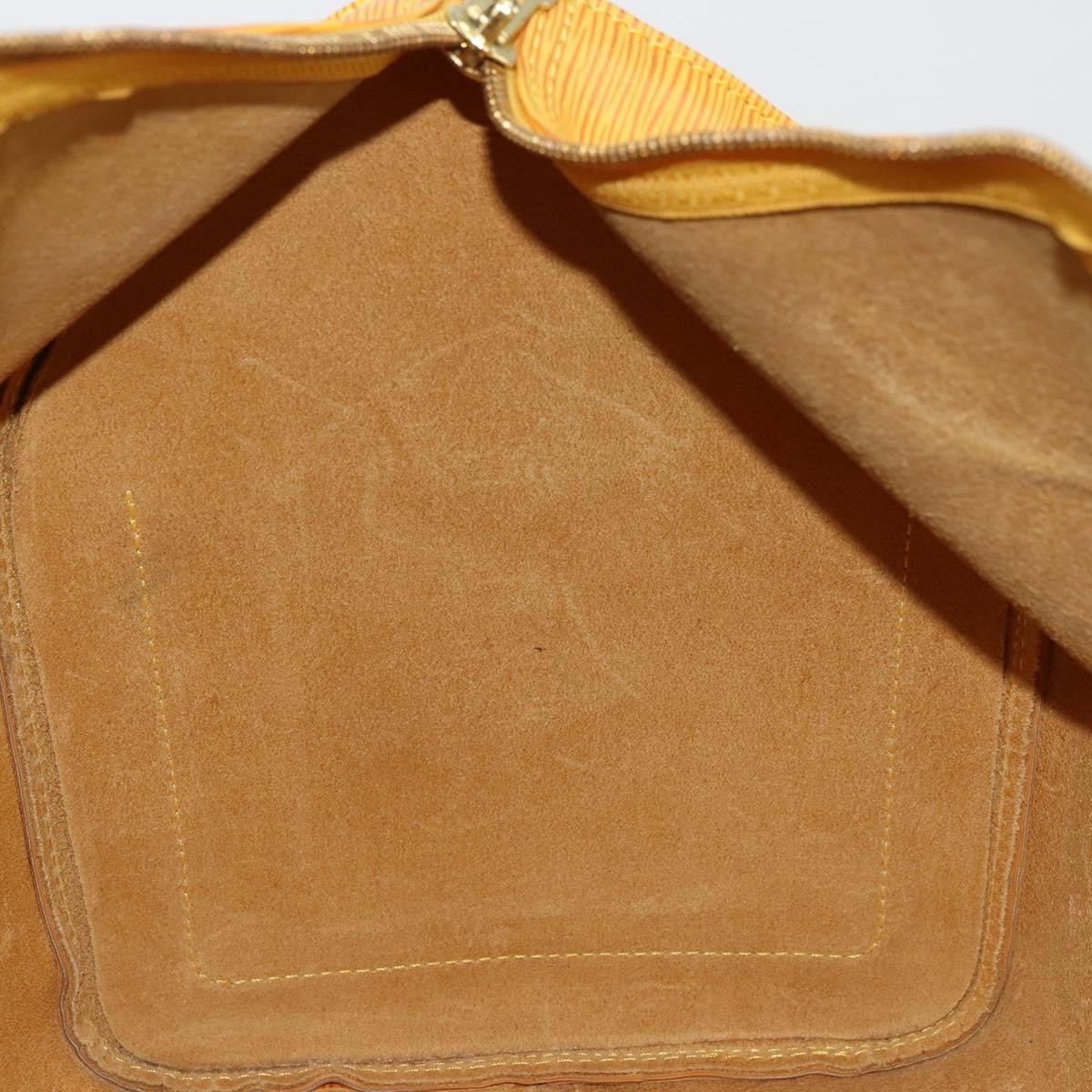 Louis Vuitton Keepall Bag Epi Leather Yellow Leather Travel Bag Bag (Pre-Owned)