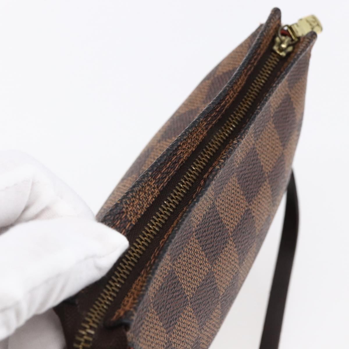 Louis Vuitton Trousse Make Up Bag Damier Canvas Brown Canvas Clutche & Pouche Bag (Pre-Owned)