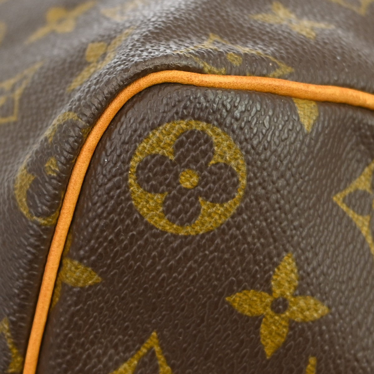 Louis Vuitton Speedy Handbag Monogram Canvas Brown Canvas Handbag (Pre-Owned)