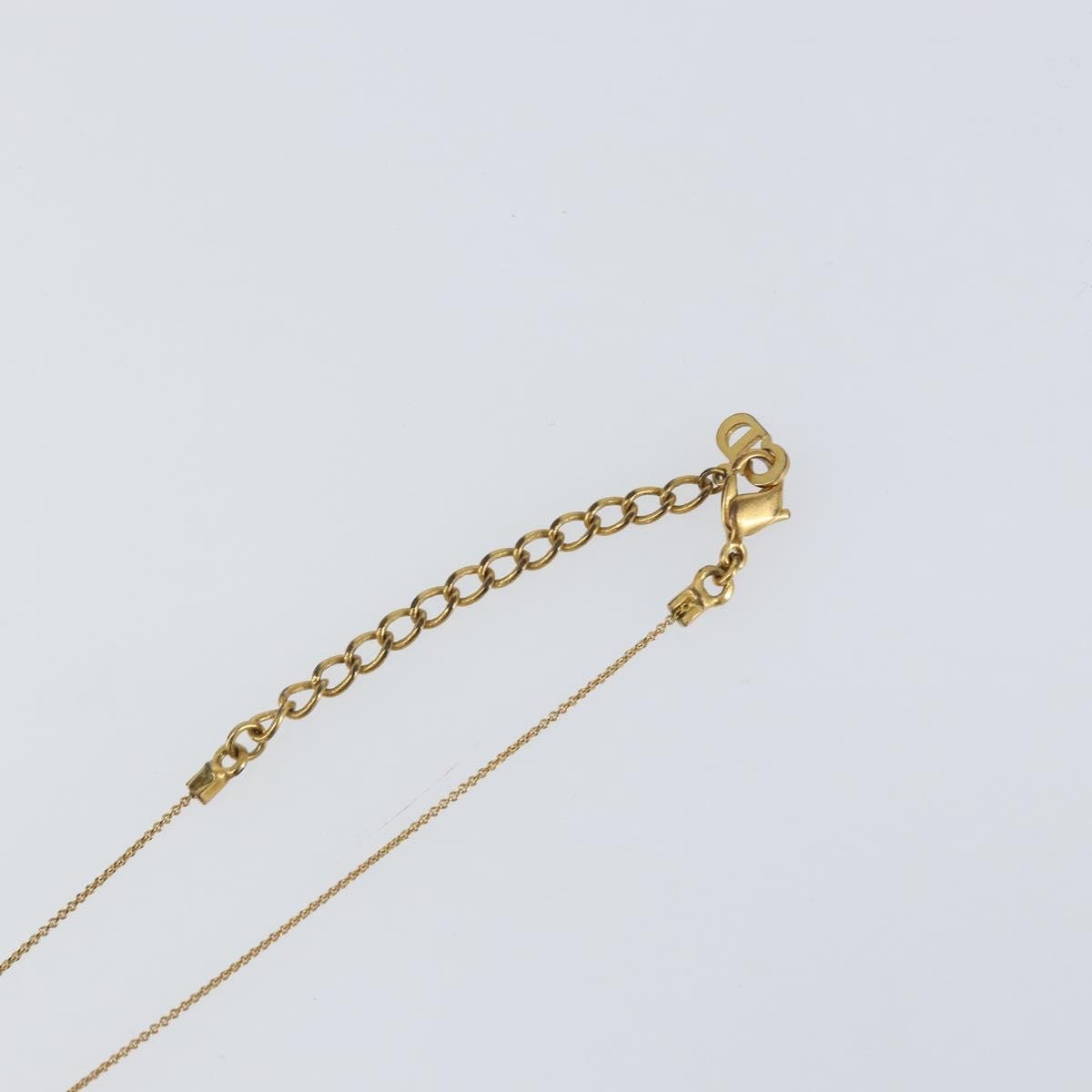 Christian Dior Cd Pendant Necklace Metal Gold Metal Necklace Jewelry (Pre-Owned)