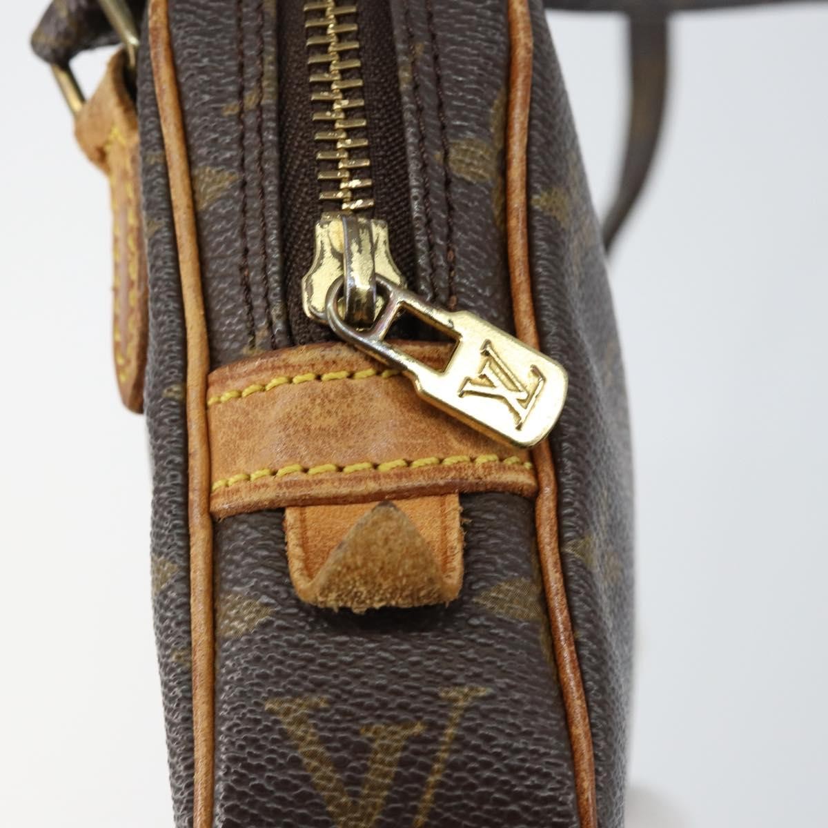 Louis Vuitton Pochette Marly Bandouliere Bag Monogram Canvas Brown Canvas Clutche & Pouche Bag (Pre-Owned)