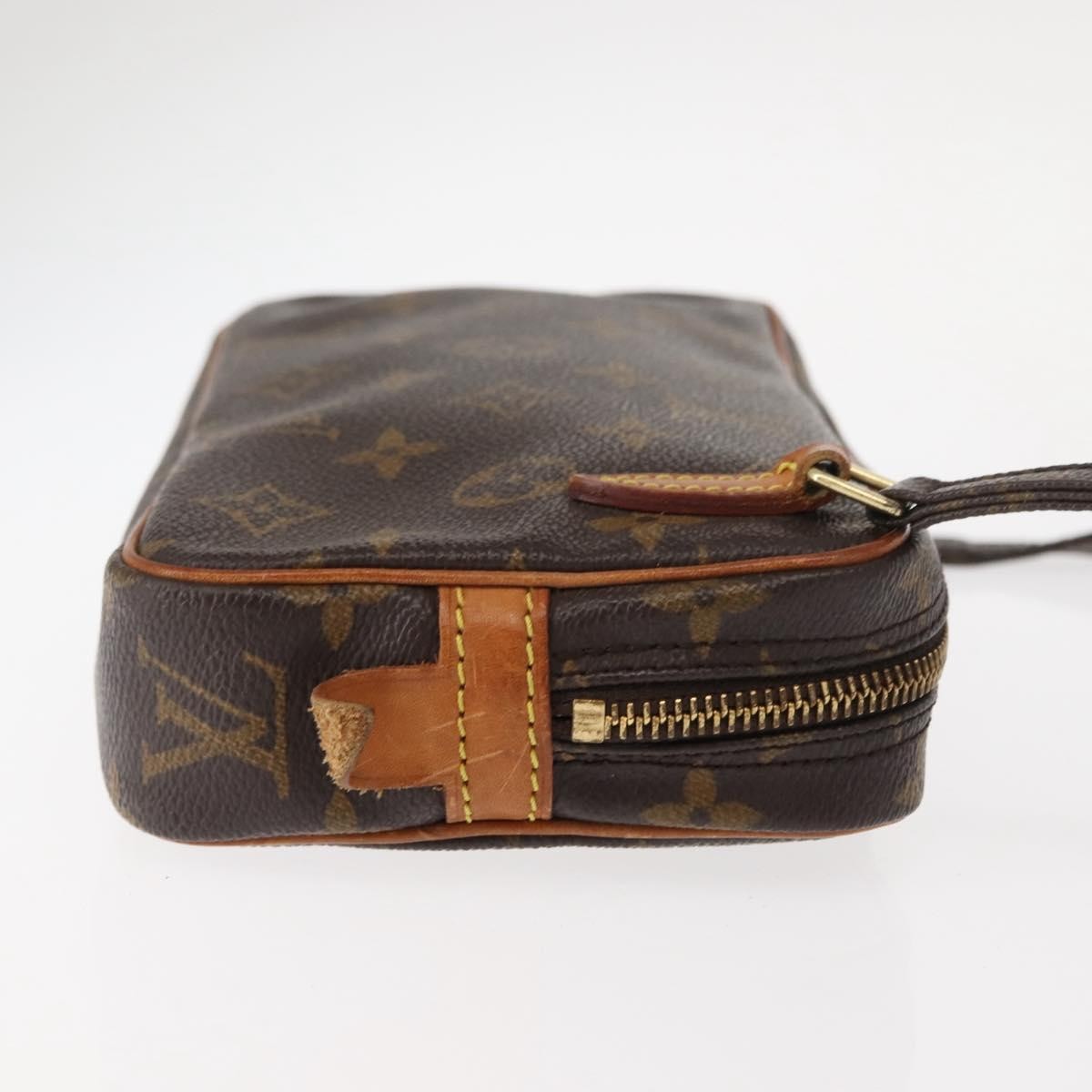 Louis Vuitton Pochette Marly Bandouliere Bag Monogram Canvas Brown Canvas Shoulder Bag Bag (Pre-Owned)