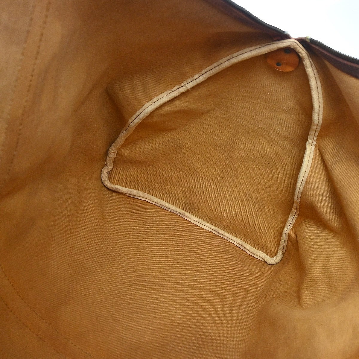 Louis Vuitton Keepall Bag Monogram Canvas Brown Canvas Travel Bag Bag (Pre-Owned)
