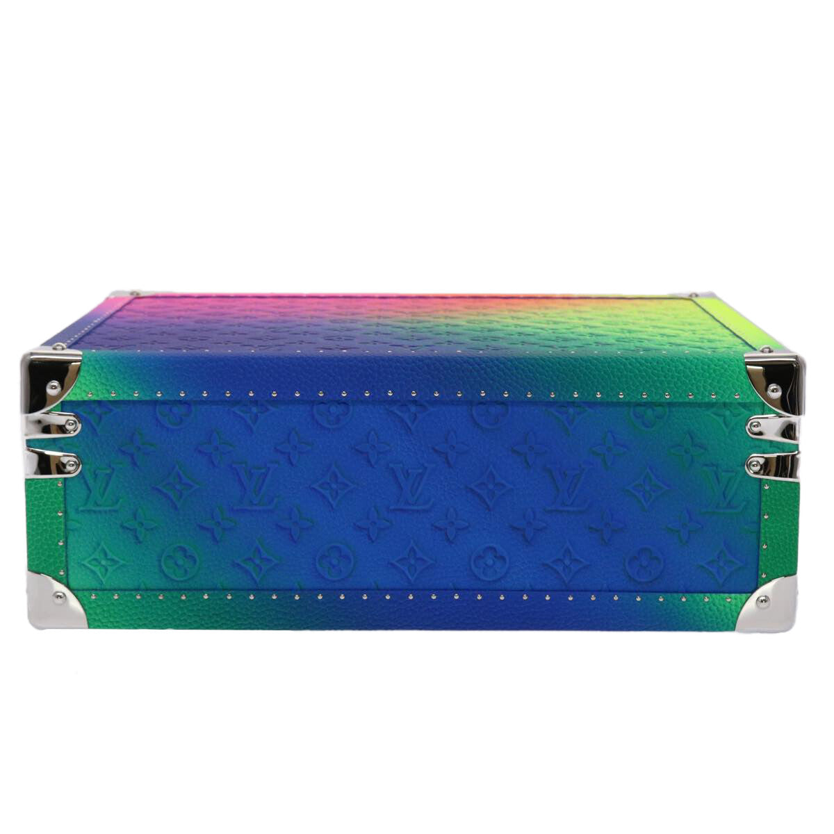 Louis Vuitton Cotteville Trunk Limited Edition Illusion Monogram Taurillon Leather Multicolour Pvc Bag (Pre-Owned)