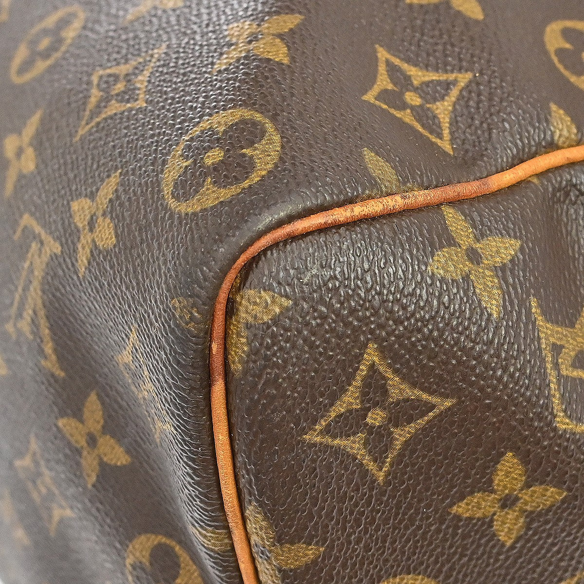 Louis Vuitton Keepall Bandouliere Bag Monogram Canvas Brown Canvas Travel Bag Bag (Pre-Owned)