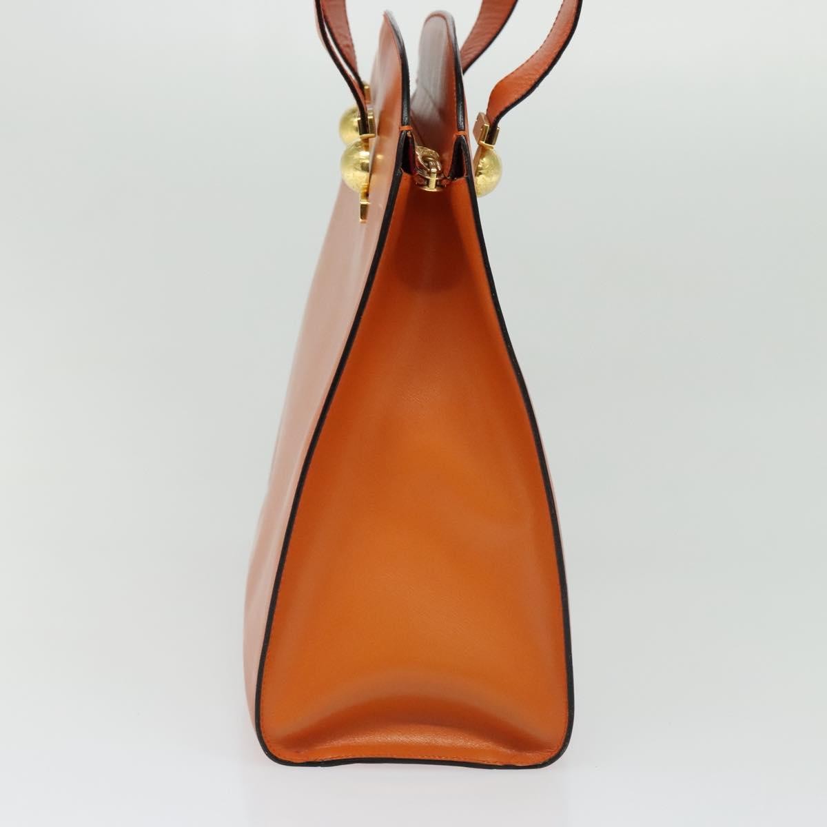Celine Tote Bag Leather Gold Leather Tote Bag Bag (Pre-Owned)