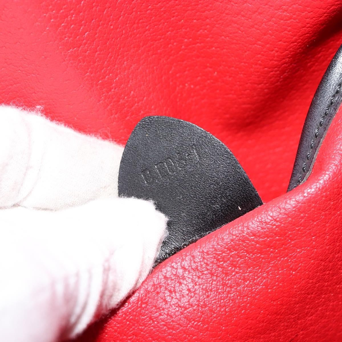 Celine Handbag Leather Black Leather Handbag (Pre-Owned)