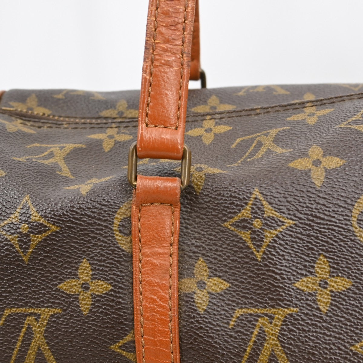 Louis Vuitton Papillon Handbag Monogram Canvas Brown Canvas Handbag (Pre-Owned)