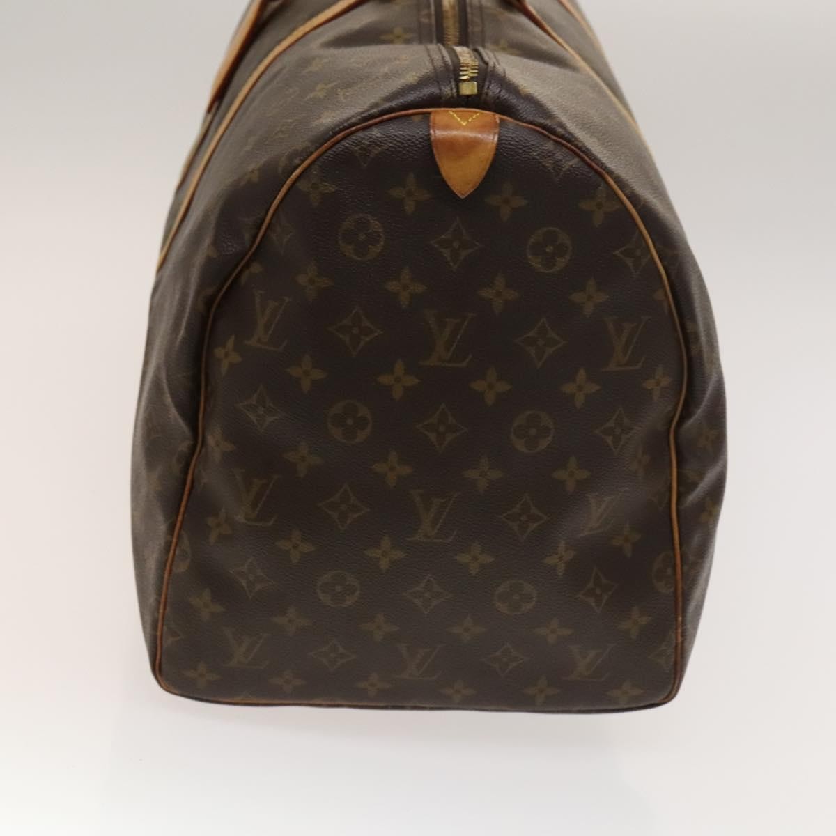 Louis Vuitton Keepall Bag Monogram Canvas Brown Canvas Travel Bag Bag (Pre-Owned)