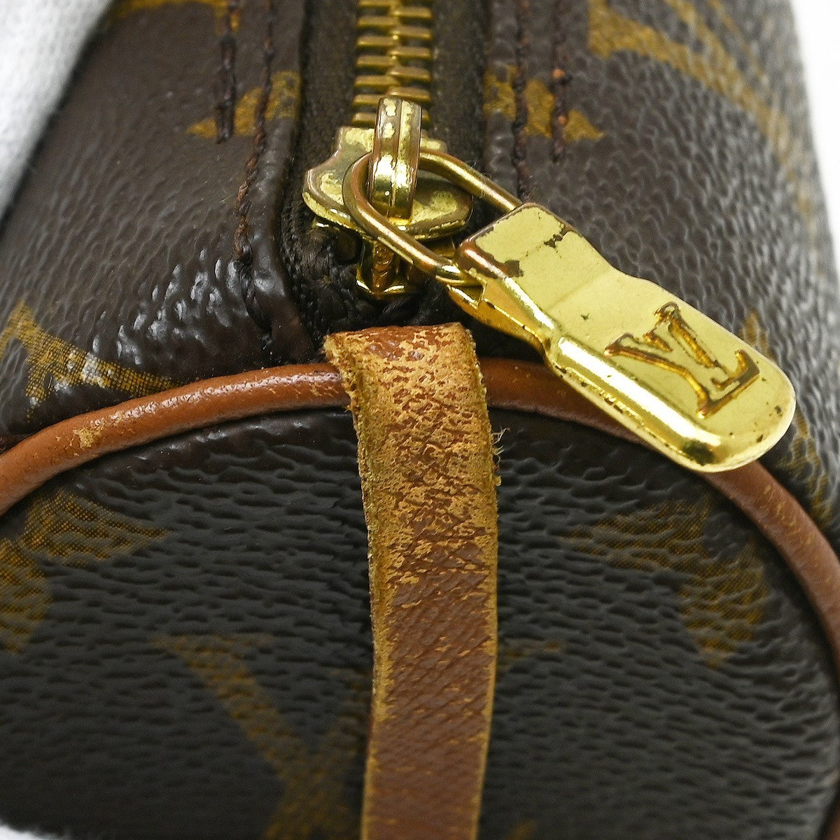 Louis Vuitton Papillon Pochette Monogram Canvas Brown Canvas Handbag (Pre-Owned)