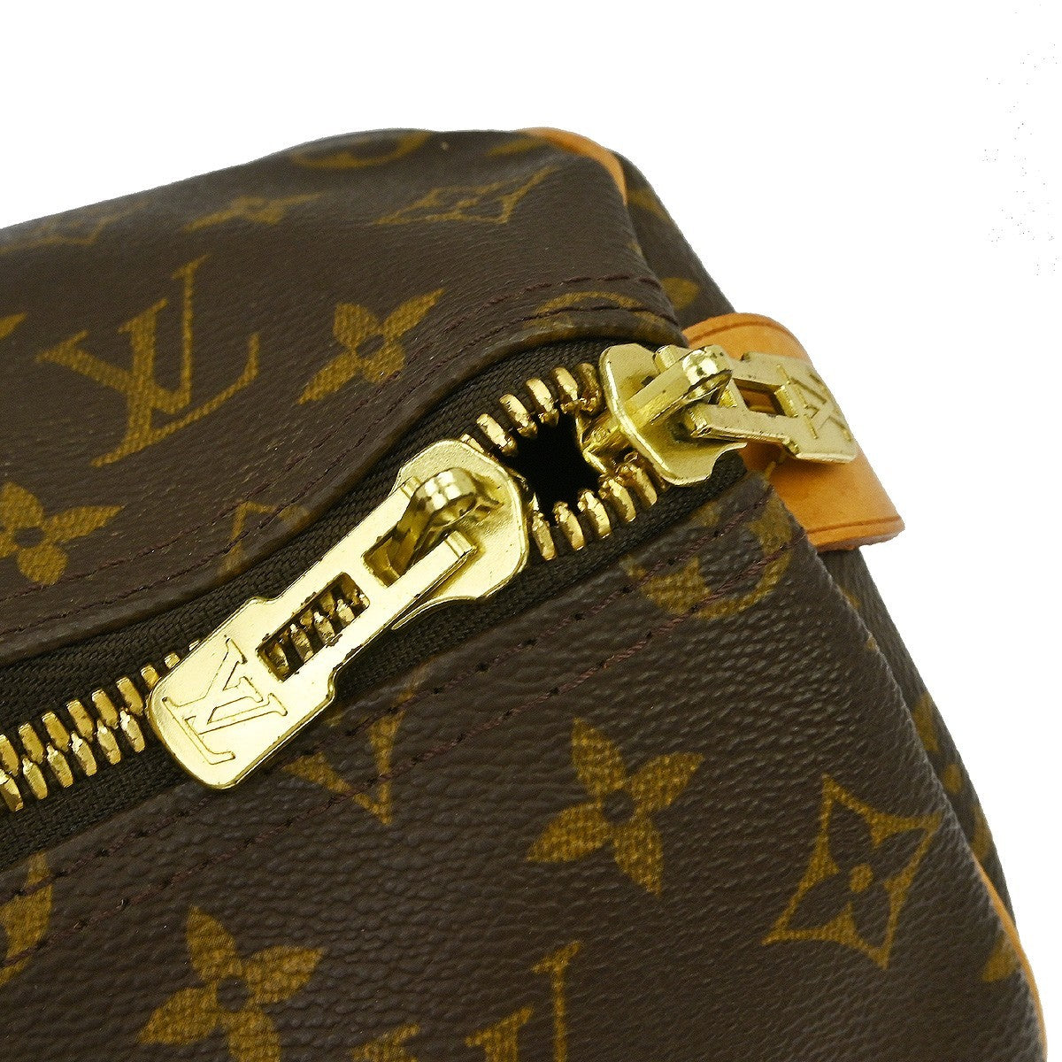 Louis Vuitton Keepall Bag Monogram Canvas Brown Canvas Travel Bag Bag (Pre-Owned)