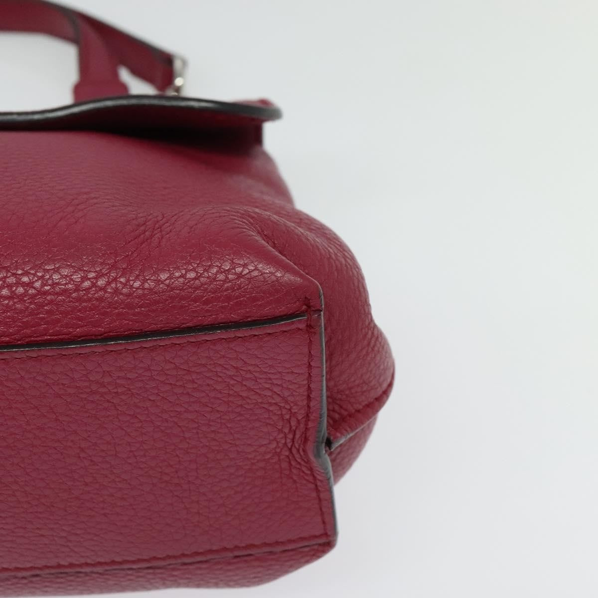 Gucci Bamboo Daily Top Handle Bag Leather Pink Leather Bag (Pre-Owned)