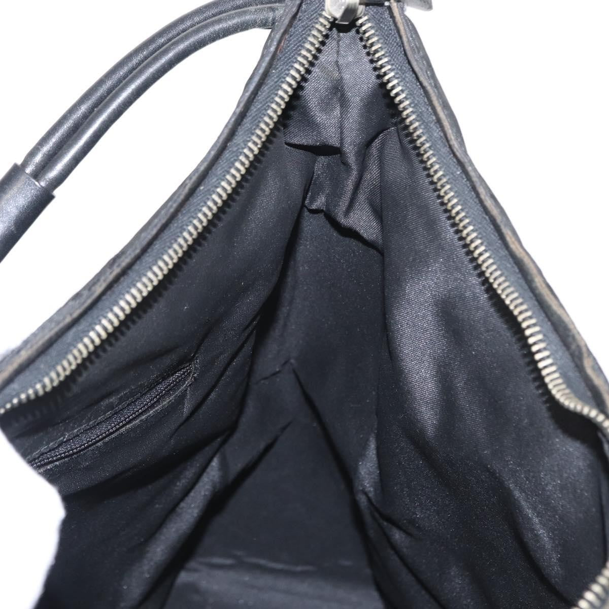 Gucci Vintage Hobo Gg Canvas Black Canvas Shoulder Bag Bag (Pre-Owned)